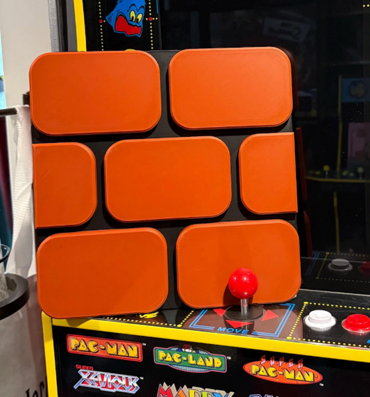 Mario Brothers Bros Brick Block Wall Art